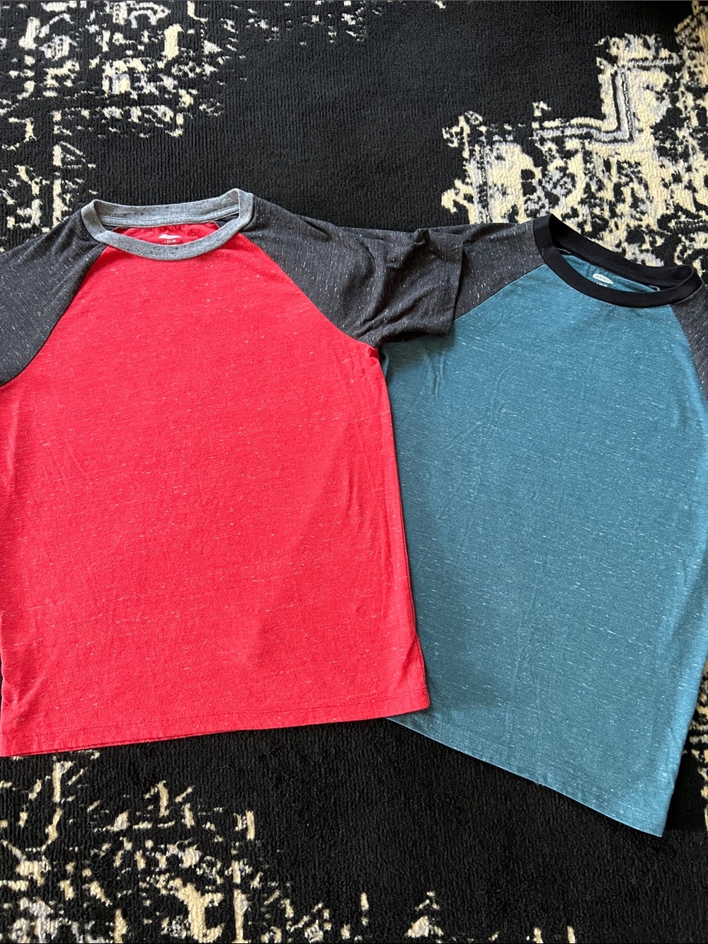 Boys Old Navy raglan style tees
